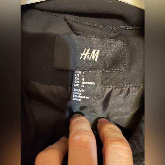 Men’s large H&M black jacket - Picture 2 of 8